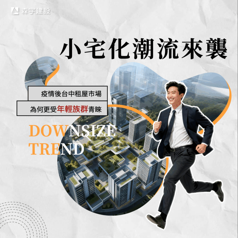 小宅化潮流來襲：疫情後台中租屋市場為何更受年輕族群青睞？