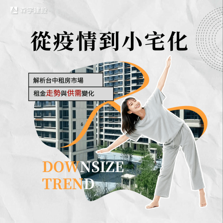 從疫情到小宅化：解析台中租房市場租金走勢與供需變化