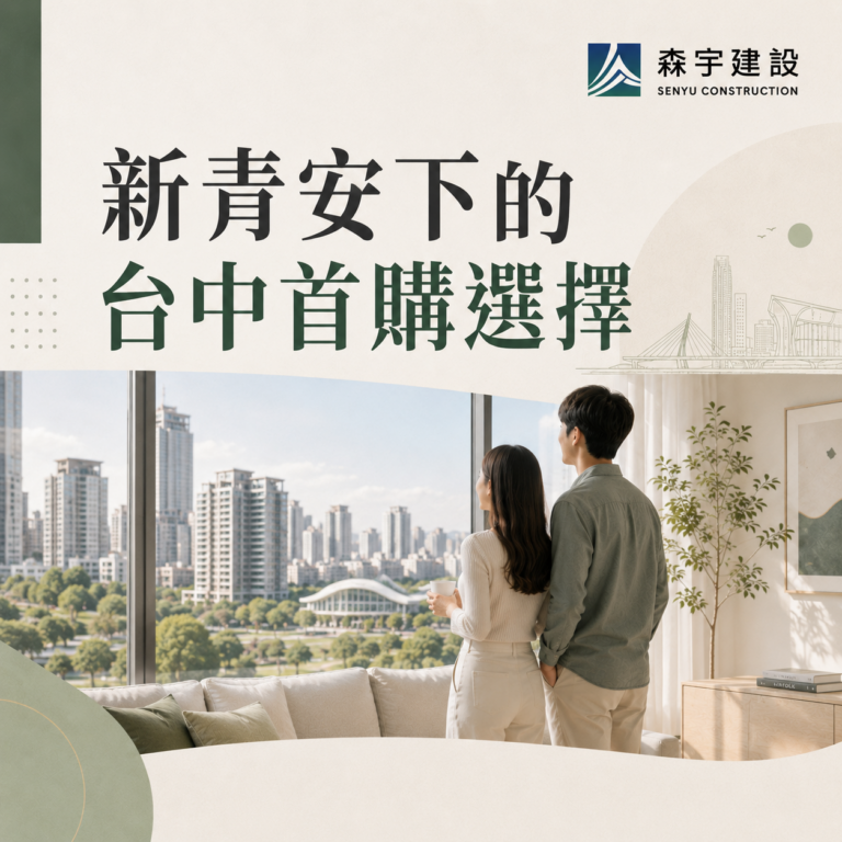新青安下的台中首購選擇